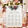 Plan rozmieszczenia gości weselnych z motywem kwiatowym - Botanic