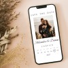 Elektroniczne Save the date ślubne (powiadomienie o uroczystości) ze zdjęciem Pary Młodej - Best Shot