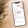 Elektroniczne Save the date ślubne (powiadomienie o uroczystości) z motywem kwitnącej wiśni - Cherry Blossom 