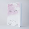 Księga Gości Hexagon Rose z różowym motywem akwareli