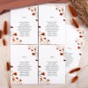 Plany stołów weselnych (rozmieszczenie gości) na pojedynczych kartach z motywami polnych kwiatów - Boho Dream, Summer Garden