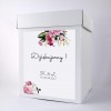 Pudełko na koperty Floral z motywem kwiatów