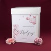 Pudełko na koperty z motywem kwiatów kwitnącej wiśni - Cherry Blossom