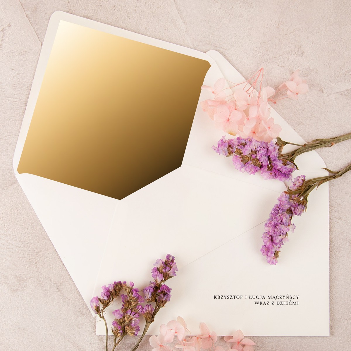 Oryginalne zaproszenia na Komunię Świętą ze złotą grafiką do uzupełnienia - Case Communion