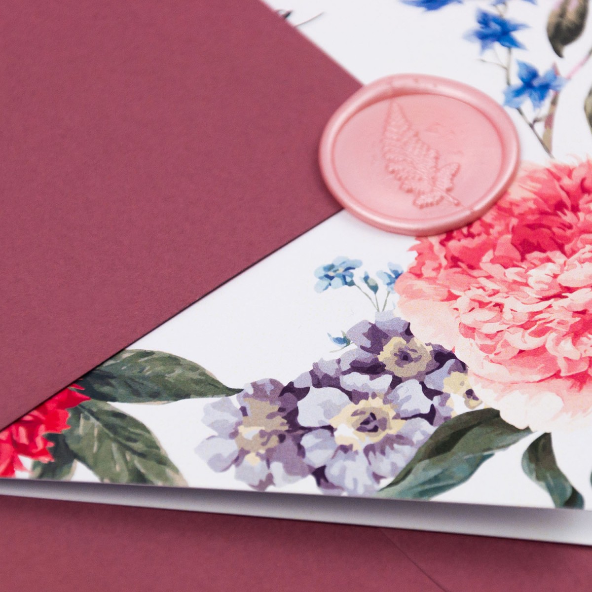 Zaproszenia na 18 urodziny z kolorowym kwiatowym motywem do samodzielnego uzupełnienia - Lilac