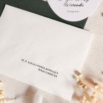 Zaproszenia na chrzest na fakturowanym papierze z grafiką kościoła- Graceful Chapel