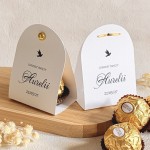 Podziękowania dla gości na Chrzest – czekoladka ferrero w personalizowanym etui