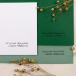 Botaniczne zaproszenia ślubne z motywem gałązek eukaliptusa - Eukaliptus Mirror Gold