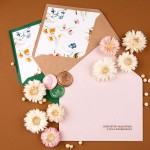 Koperta B6 z wyklejeniem z motywem polnych kwiatów - Field Flowers