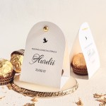 Podziękowania dla gości na Komunię – czekoladka ferrero w personalizowanym etui