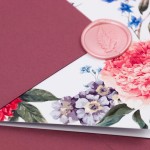 Zaproszenia na urodziny z kwiatowym motywem - Lilac