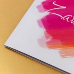 Zaproszenie na urodziny z różową grafiką do samodzielnego uzupełnienia - Candy Brush