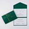 Klasyczne zaproszenia ślubne Green Envelope