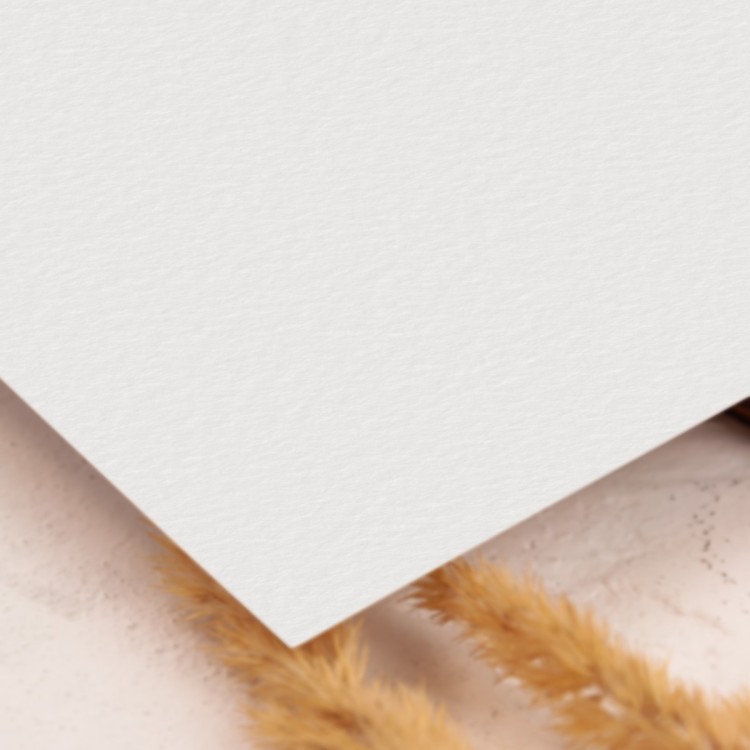 Minimalistyczna kartka ślubna na fakturowanym papierze z cytatem - Winnie the Pooh